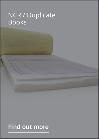 NCR / Duplicate Books                Find out more