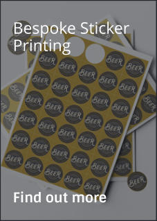 Bespoke Sticker Printing                Find out more